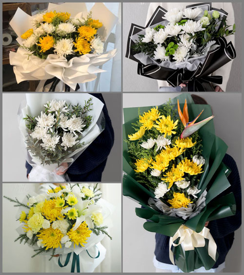 贵州遵义湄潭县石莲乡白事花束代送